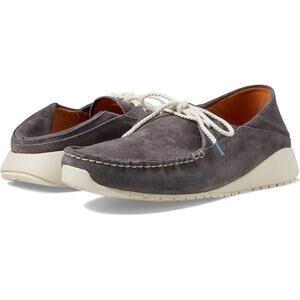 OluKai Gray Suede Loafers